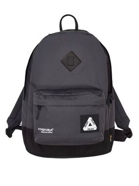 Palace Cordura Duck Canvas Backpack 'Carbon/Black' FW24 Travel Gym Book Bag Zip